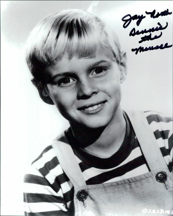 Jay North (Dennis the Menace) signed authentic 8x10 Photo Poster painting COA