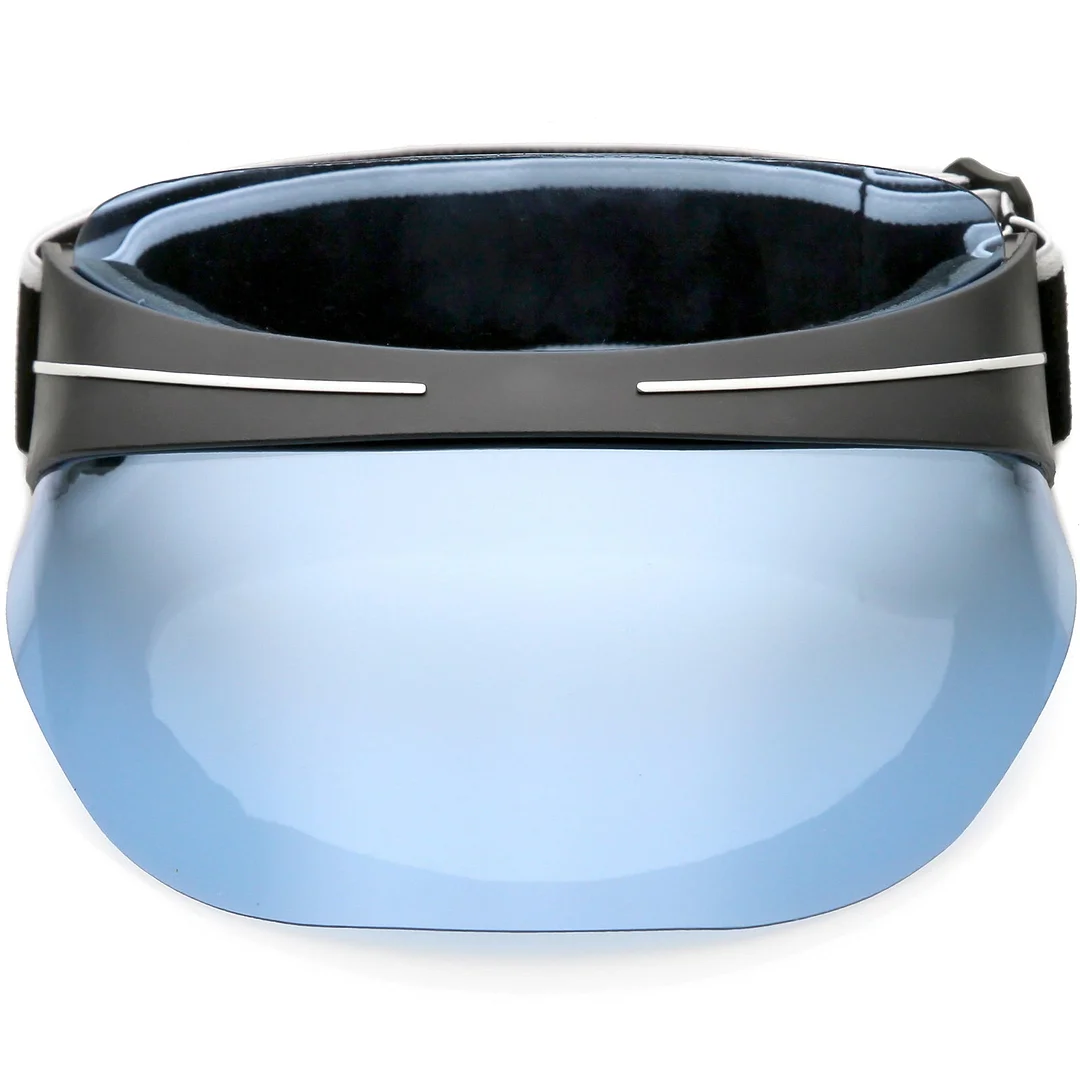 Oversize Shield Visor Hat glasses Elastic Adjustable Strap 130mm