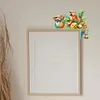 (US Local)Parrot Wooden Diamond Painting Door Topper Right Angle Sign for Party (Right)
