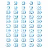 20 Pcs Numbered Pencil Toppers 1-20 Reusable Classroom Pencil Labels for Teachers Pencil Tracking Ma