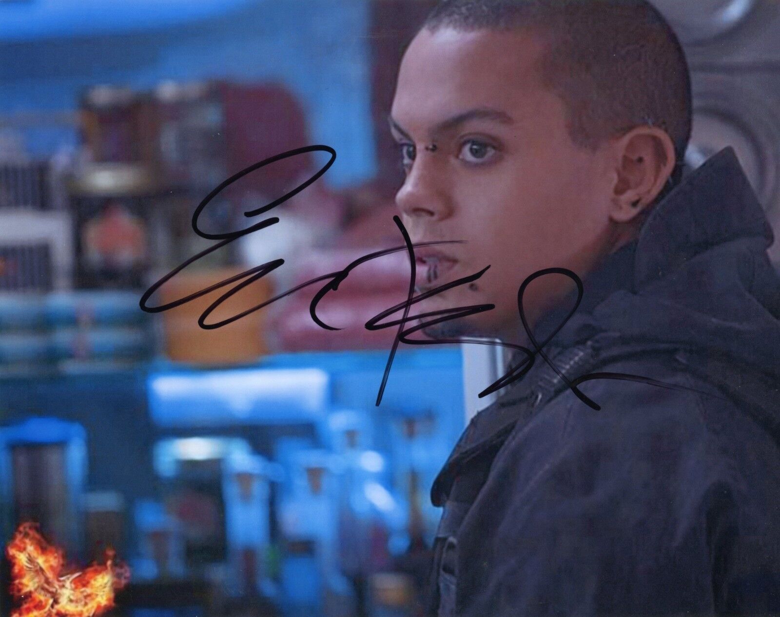 ~~ EVAN ROSS Authentic Hand-Signed The Hunger Games - Messalla