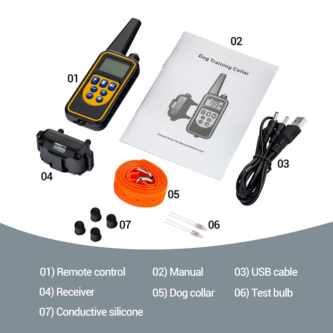 BEBANG Dog Training Collars, Dog Shock Collar with Remote 2600 feet, 4