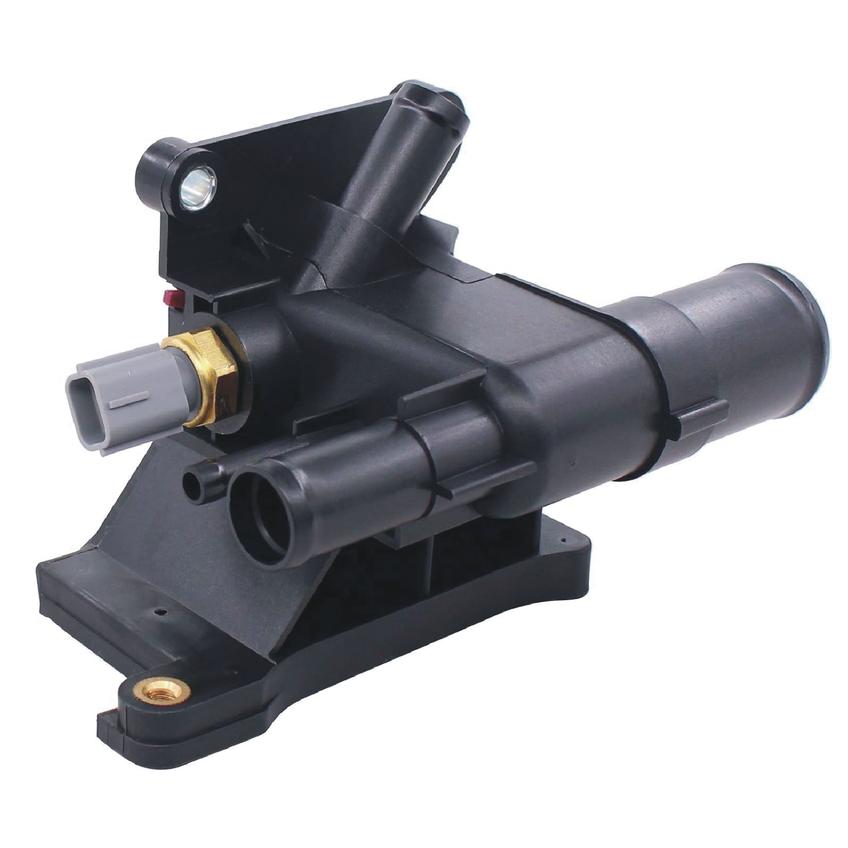 Engine Coolant Water Outlet Thermostat with Sensor for Mazda 3 5 6 2006-2013 CX-7 2010-2012 LF941517Z LF94-15-17Z 902-690