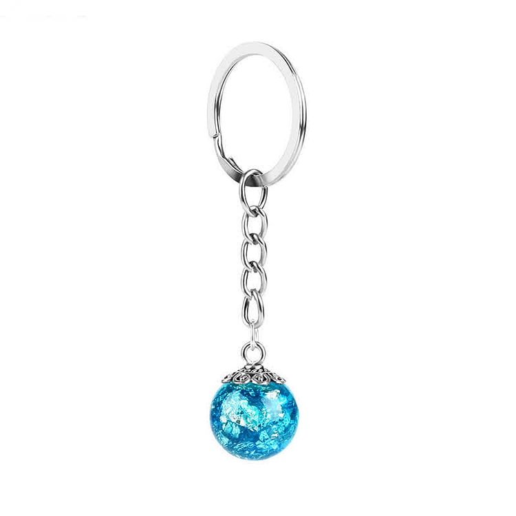 Colors Foil Resin Keychain