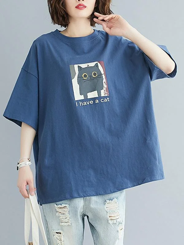 Loose Round Neck T-Shirt