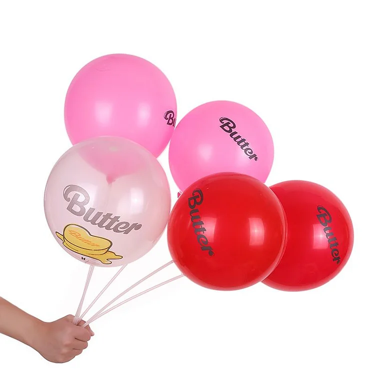 방탄소년단 Butter Floral Party Decoration Balloon