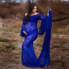 Maternity Photo Shoot Pregnant Maxi Gown Dresses