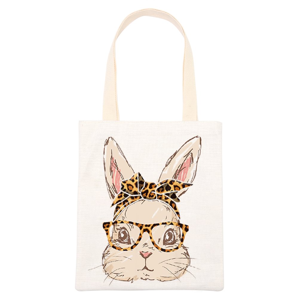 Linen tote bag-Easter