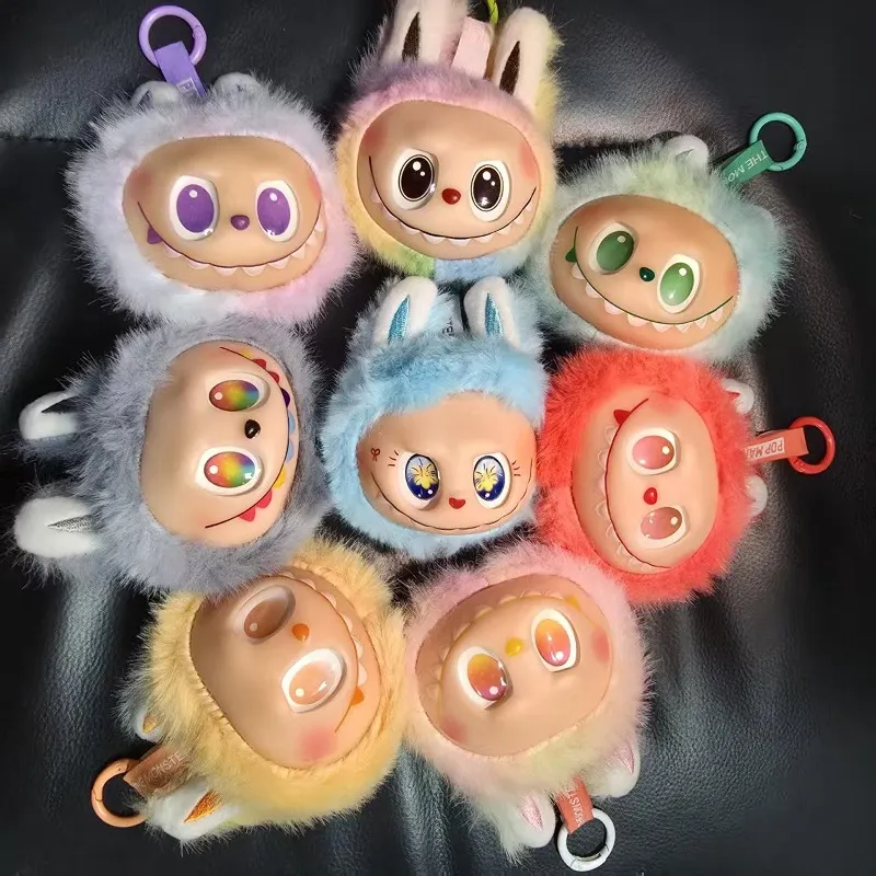 Applicable to genuine labubu lab cloth plush doll bubble mart trendy play blind box doll gift high-end doll