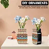 (US Local)Mandala Acrylic Double Sided Special Shape Diamond Painting Vase for Home