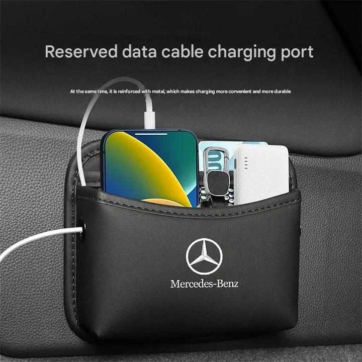 Car Armrest Box Side Storage Bag