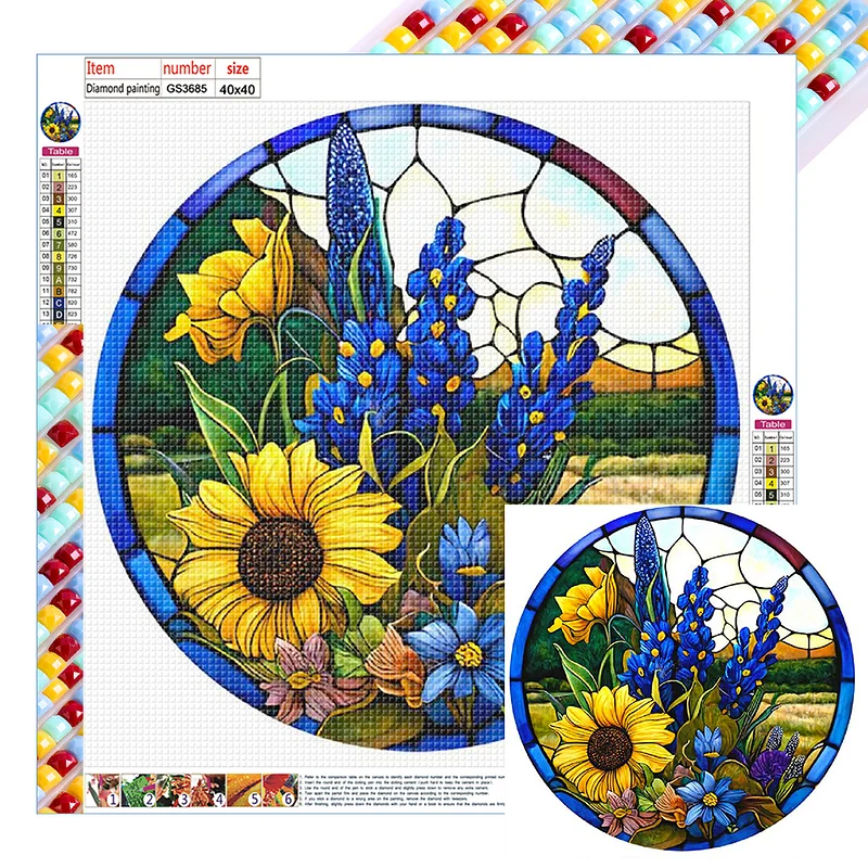 Sunflower Diamond Painting - Full Square/Round Diamond Embroidery, Flo– Diamond  Paintings Store