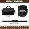 17 Inch Large Tool Bag Organizer with 20 Pockets Waterproof Heavy Duty Tool Bags