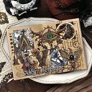 デザインペーパー - ヴィンテージ ダークゴシックレリーフ ボーダー