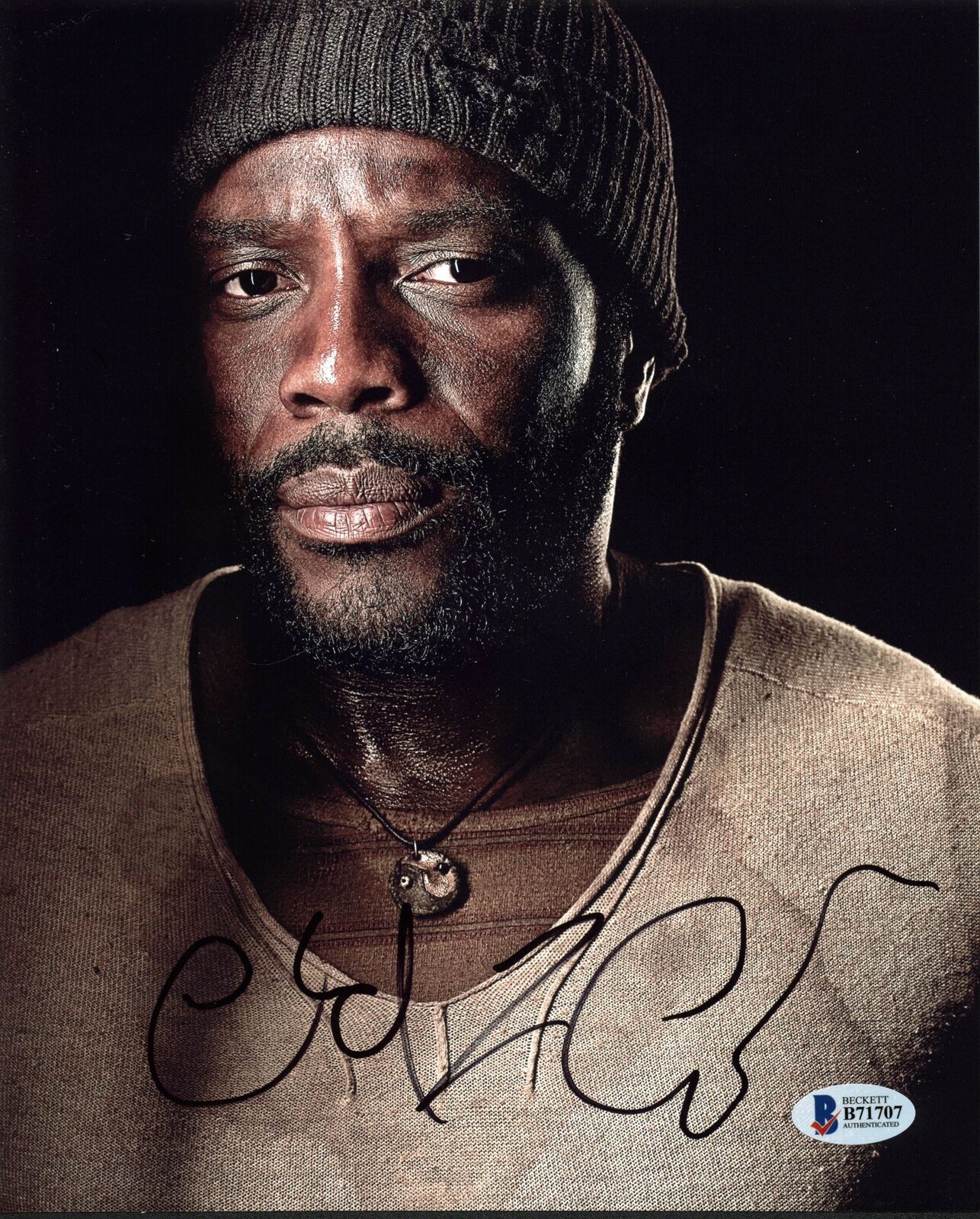 Chad Coleman The Walking Dead Authentic Signed 8X10 Photo Poster painting BAS #B71707
