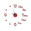 Acrylic wall clock diy personalized 3D wall sticker wall clock