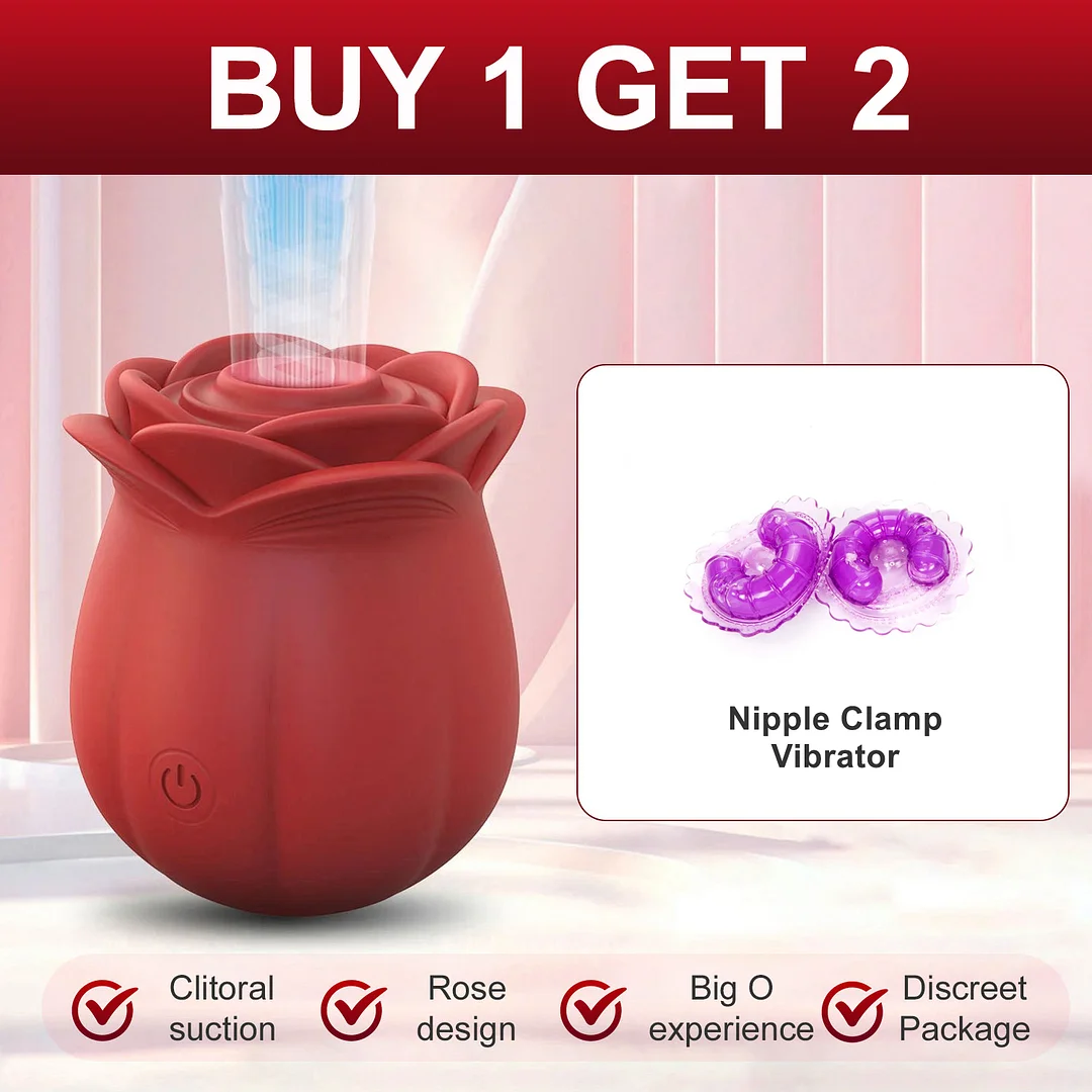 Rose Sucking Clitoris Sucker Sucking Vibrator