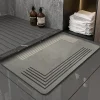 Diatom Mud Drying Water Uptake Mat Modern Home Bathroom