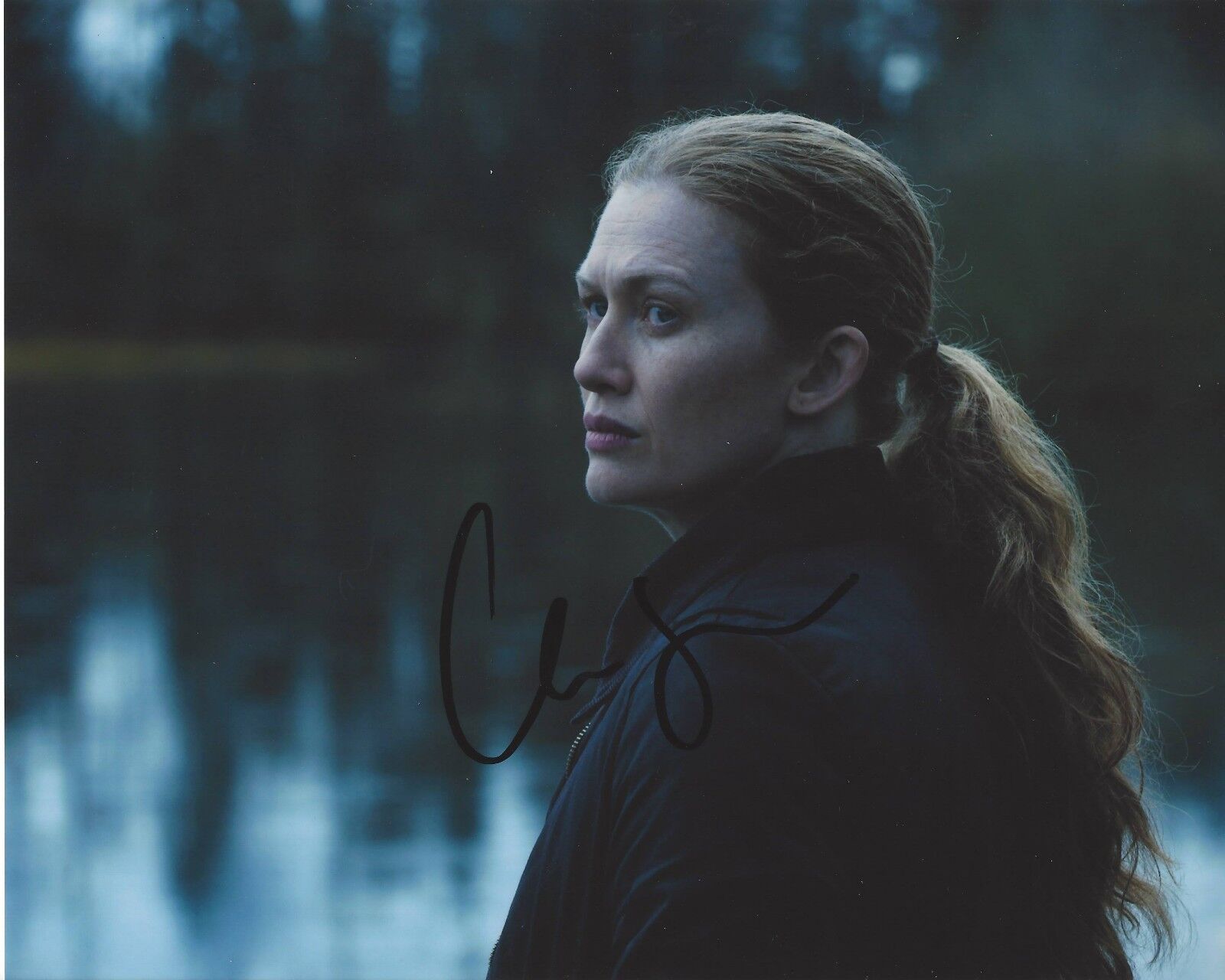 ACTRESS MIREILLE ENOS SIGNED 8X10 Photo Poster painting 2 W/COA THE KILLING CATCH WORLD WAR Z