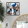 Diamond Painting-DIY Full Round Drill Boy Dog(40*40CM)
