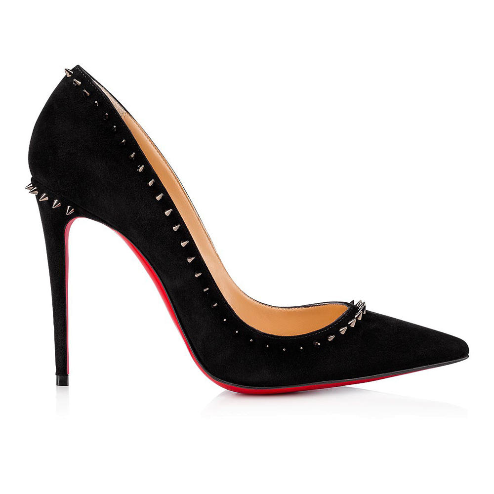 120mm Women's High Heels Stiletto Pumps Black Suede-vocosishoes