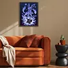 Orange Silhouette Pok&eacute;mon-11CT Stamped Cross Stitch 40*53cm