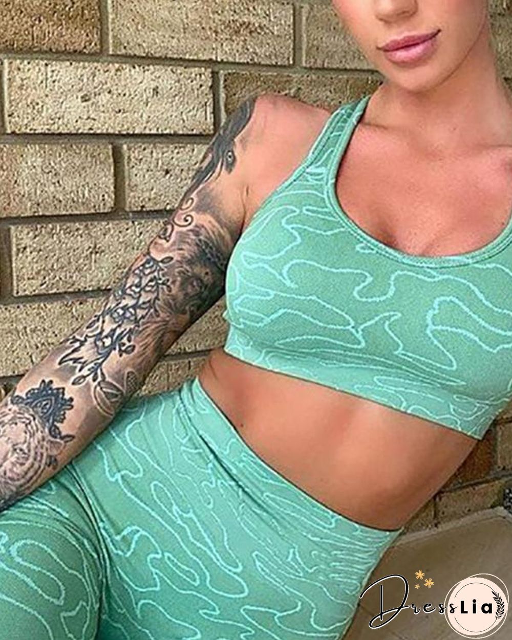 Seamless Yoga Set Two Pcs Bra & Leggings