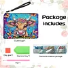 Diamond Painting Cow Fashion Clutch Makeup Coin Storage Bag
