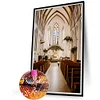 Diamond Painting-DIY Full Round Drill Church(60X40CM)