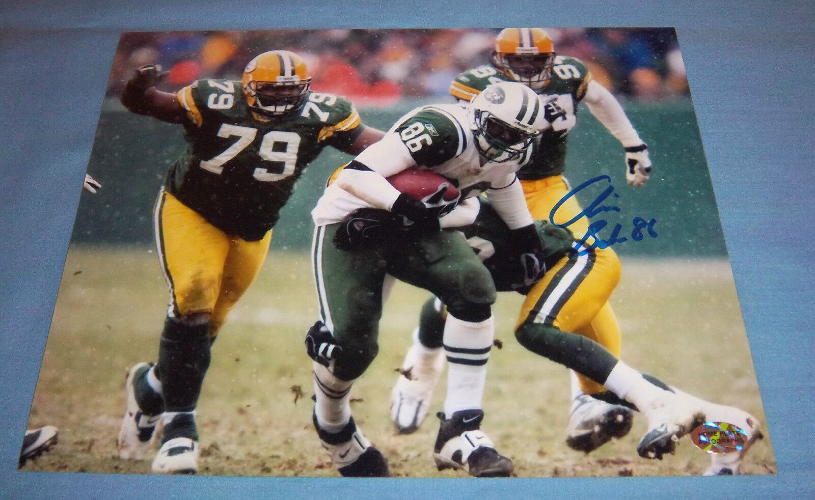 New York Jets Chris Baker Signed Autographed 8x10 Photo Poster painting Michigan State D