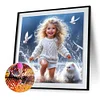 Diamond Painting-5D Full Round Drill Girl