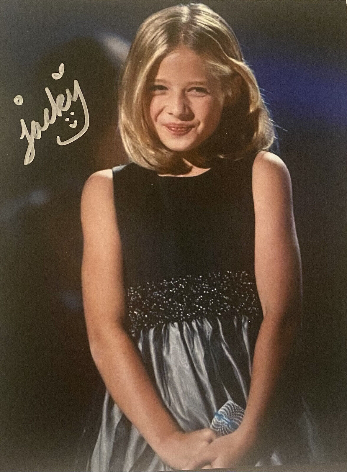 Jackie Evancho Signed Autographed Photo Poster painting 8x10 Color Photo Poster painting