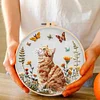 Cat Butterfly-Embroidery Kit