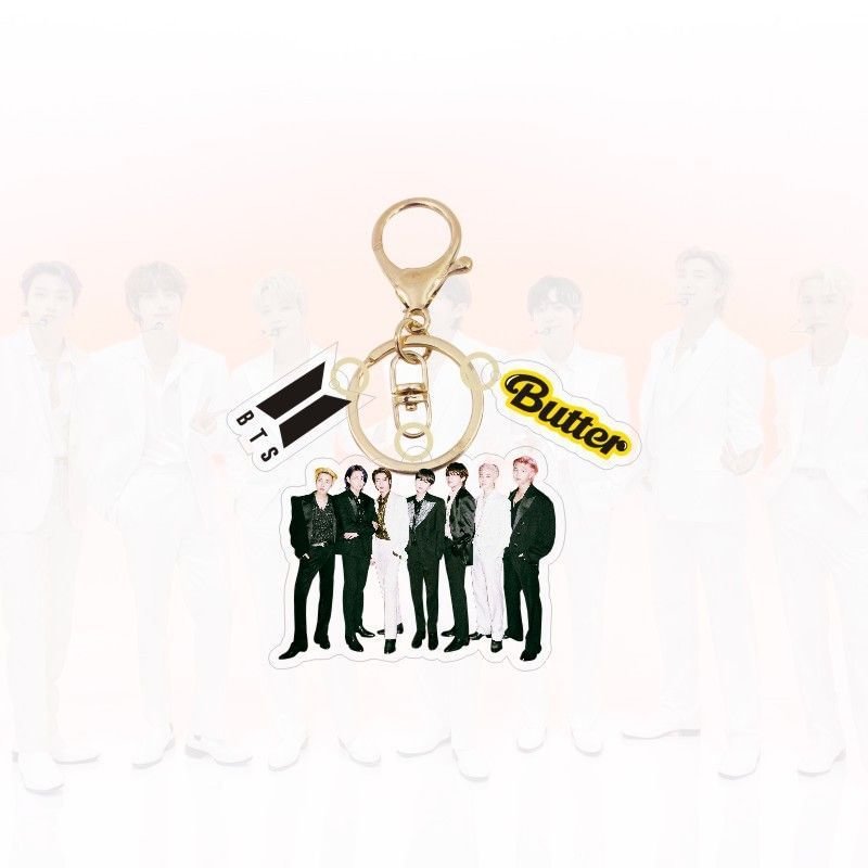 방탄소년단 Butter Album Photo Keychain