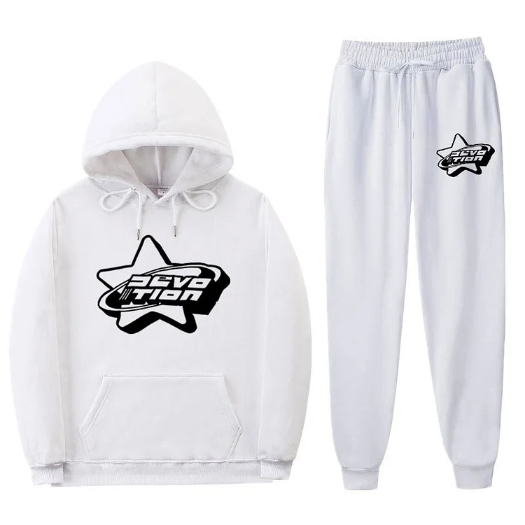 Star Printed Retro Streetwear Oversized Hoodies Coat at Hiphopee