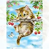 Naughty Cat | Full Round Diamond Painting Kits