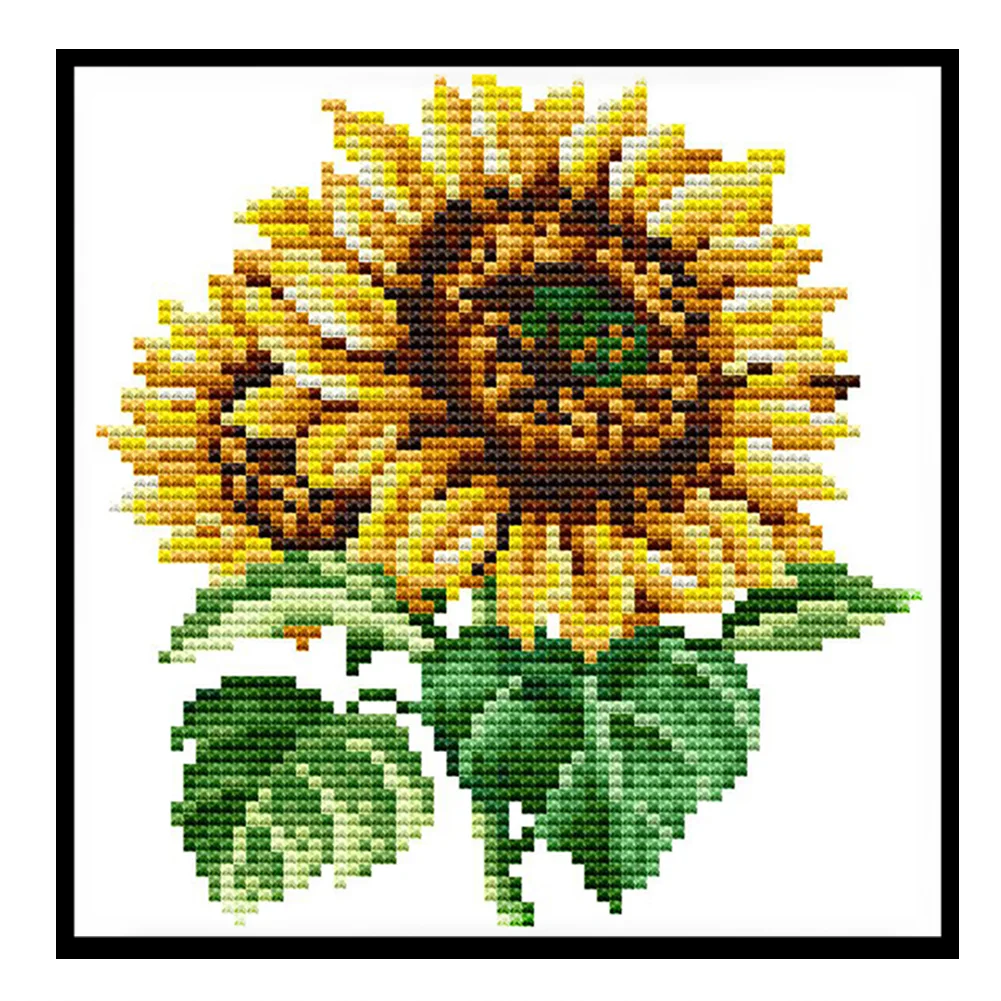 14ct Stamped Cross Stitch - Sunflower(17*17cm)