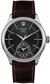 Rolex Cellini Dual Time Solid 18k White Gold Men's Watch 50529-0010