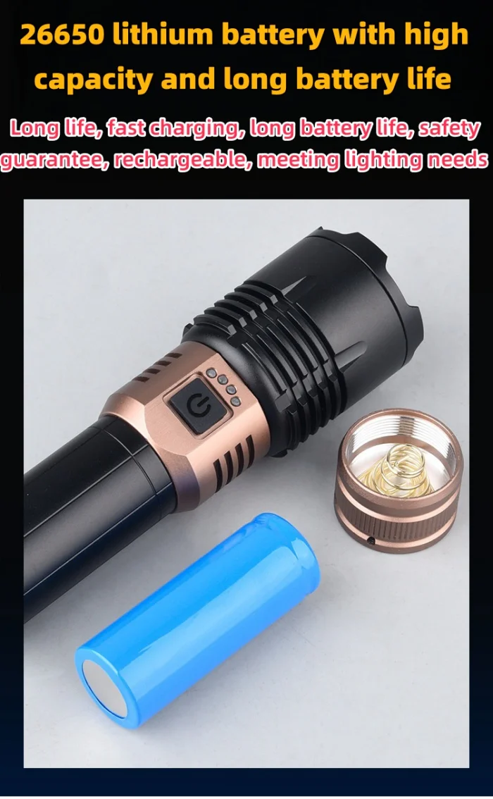 Long-range Multi-function Long-intensity Flashlight