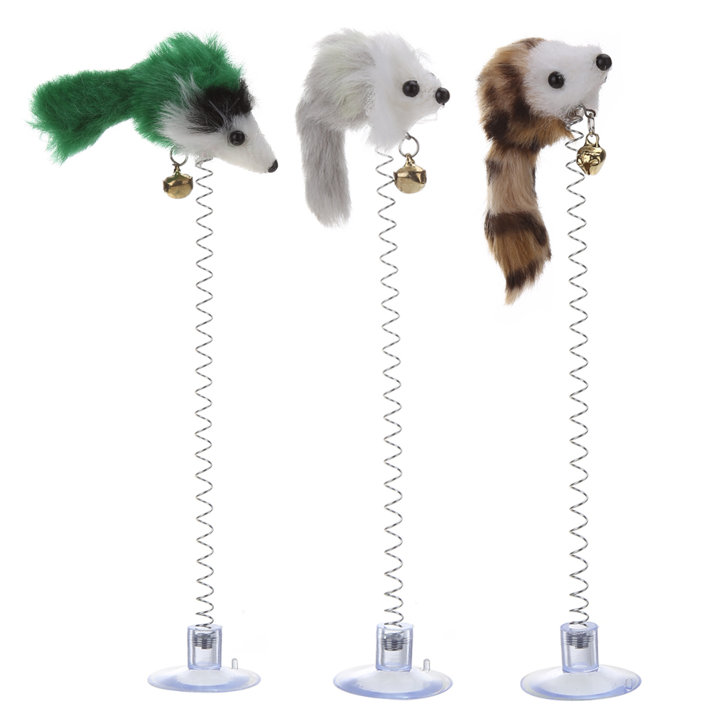 

3Pcs False Mouse Pet Cat Toys Mini Funny Playing Toys For Cats Bottom Sucke, 501 Original
