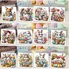 12PCS Diamond Painting Easter Bunny Greeting Card Kit for Birthdays Thanksgiving & Special Occasion