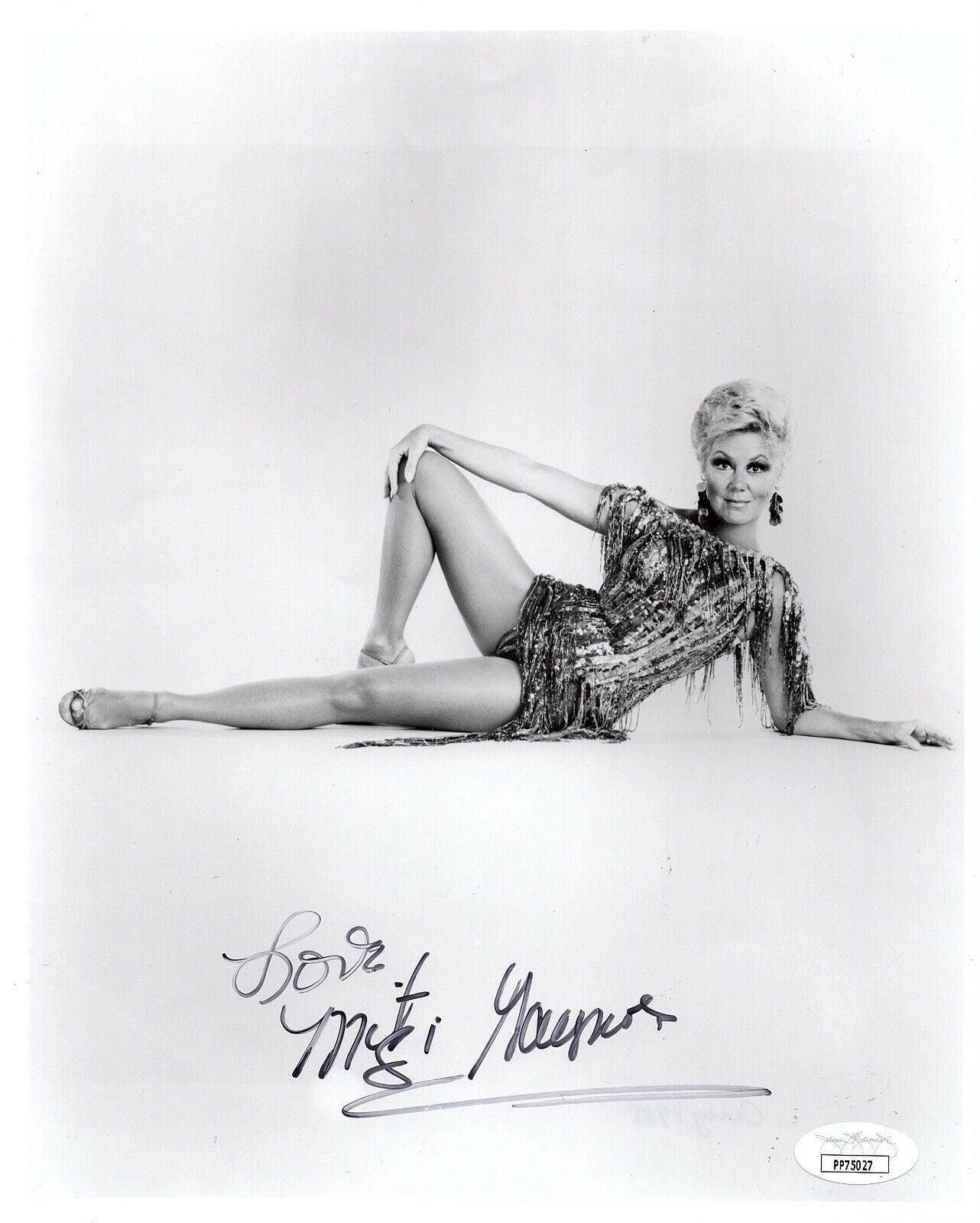 MITZI GAYNOR Autographed SIGNED 8x10 Photo Poster painting SOUTH PACIFIC LES GIRLS JSA CERTIFIED