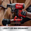 CRAFTSMAN V20 RP Impact Wrench, Cordless, Brushless, High Torque, 1/2 Inch, 4Ah Battery and Charger Included (CMCF940M1)