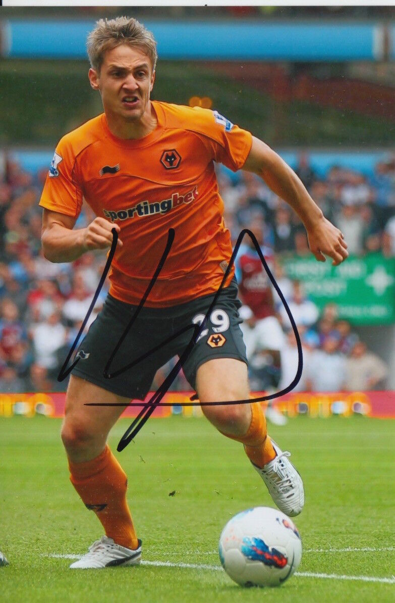 WOLVES HAND SIGNED KEVIN DOYLE 6X4 Photo Poster painting 1.