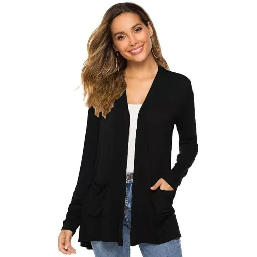 🔥 Last Day Promotion 49% OFF💕Women&rsquo;s Casual Lightweight Open Front Long Sleeve Cardigans