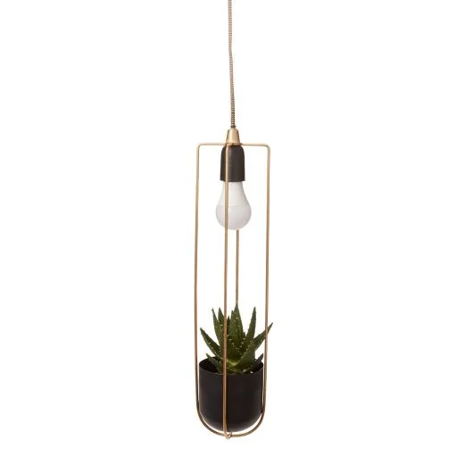 Kol Acrobatic Hanging Planter with Spot Light By Accent Decor