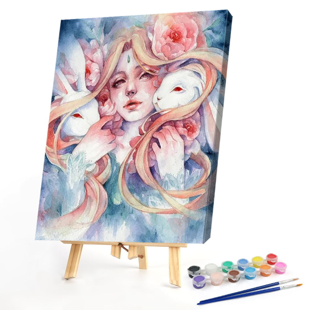 

40*50CM - Paint By Numbers - Girl, 501 Original