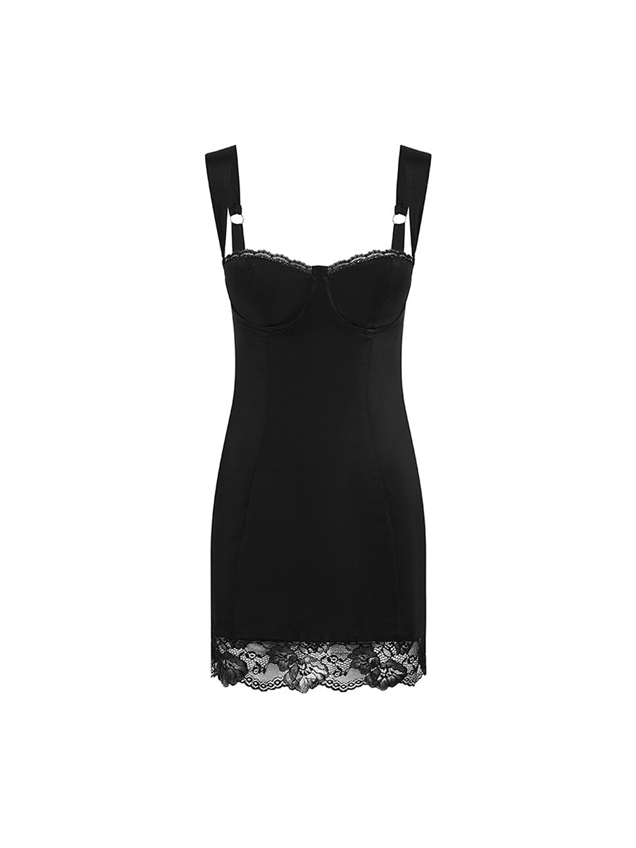 Bonuskycebou Women's Summer Suspenders Dress Lace Floral Print Tight Fitting Hip Hugging Straps Short Dresses Elegant Party Evening Sundress