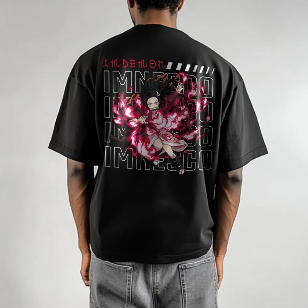 Demon Slayer Kamado Nezuko Printed Men's T-shirt