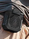 Mini Hanging Neck Fan USB Rechargeable 6000Mah for Indoor Outdoor (Green)